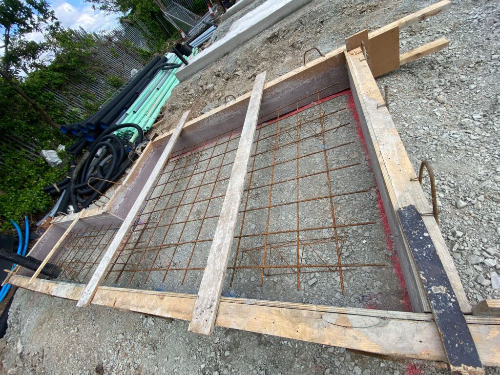 Shed bases and substation in Essex area