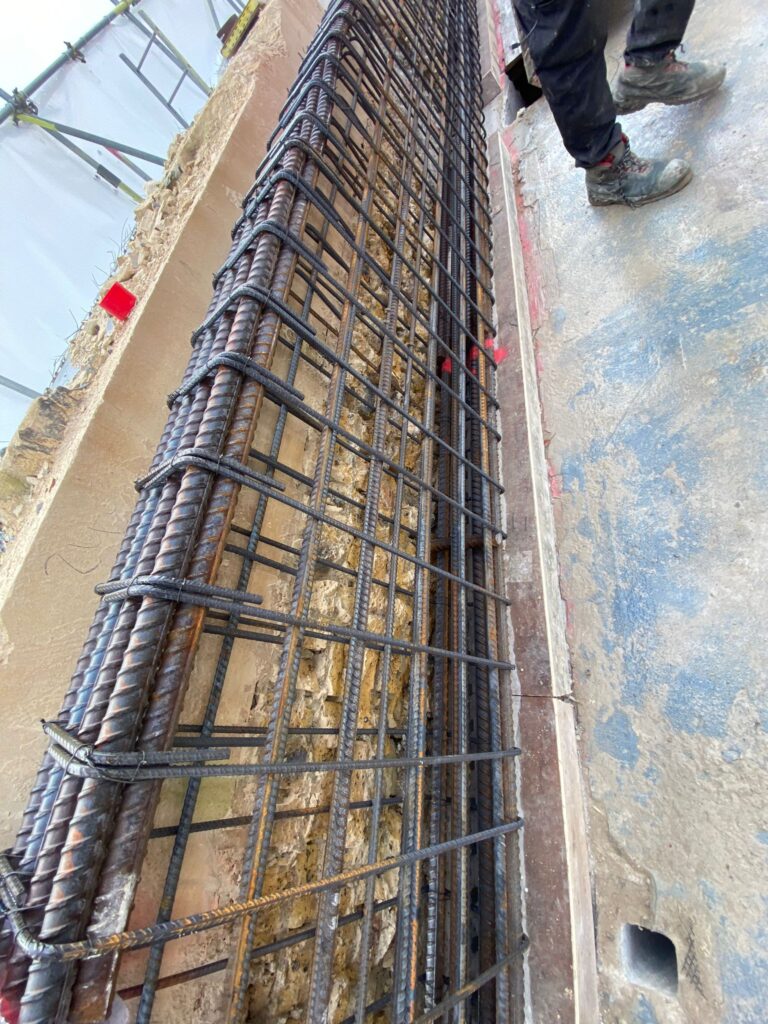 Caping beams-London city